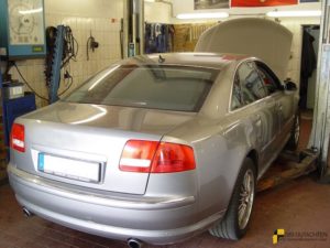 Audi A8 Frontschaden Werkstatt