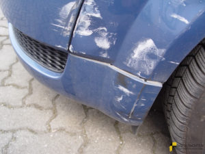 Audi TT Frontschaden Detail