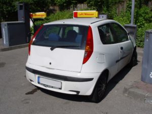 Fiat Punto Heckschaden Beifahrerseite Fiat Punto Heckschaden Beifahrerseite