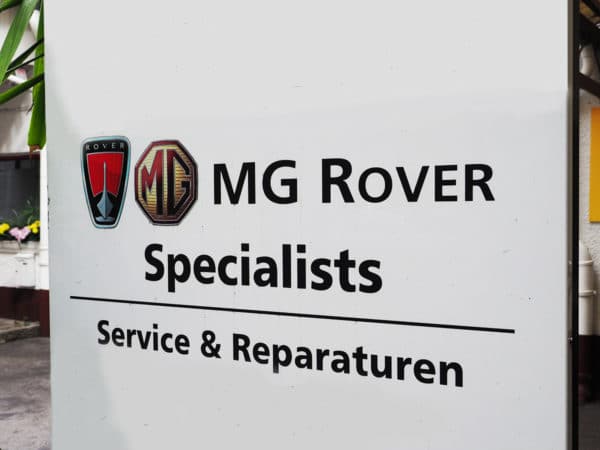 Kfz-Gutachter für Hersteller MG Rover