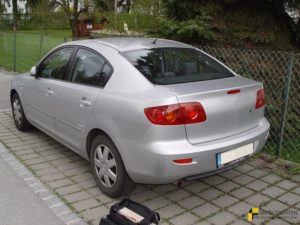 Mazda Seitenschaden Heck