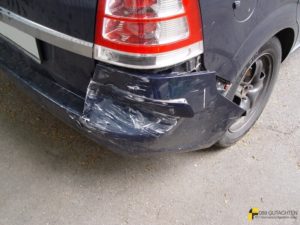 Opel Zafira Heckschaden Beifahrerseite